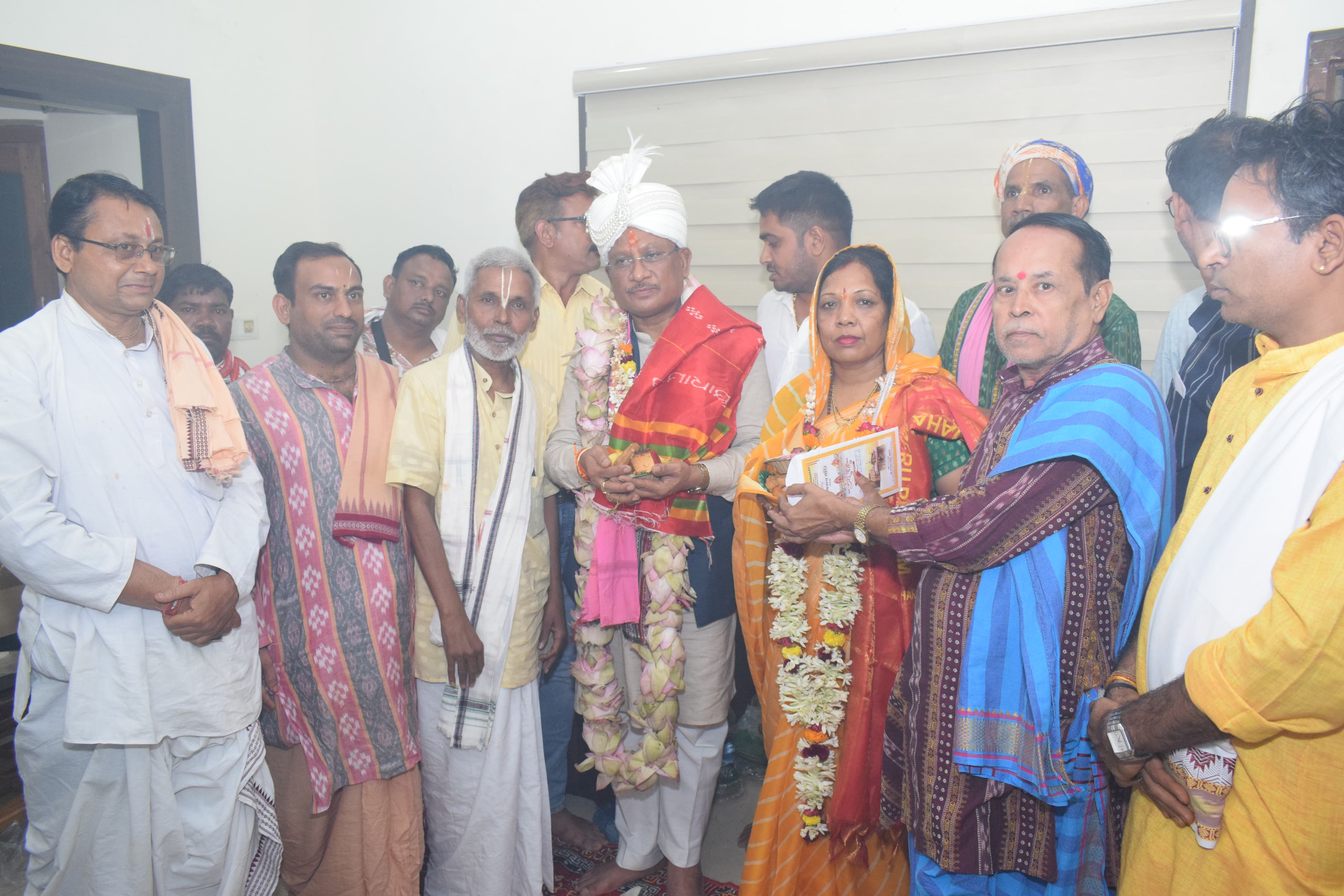श्री जगन्नाथ मंदिर दोकड़ा: मुख्यमंत्री श्री विष्णुदेव साय एवं धर्मपत्नी श्रीमती कौशल्या साय बने गजपति महाराजा